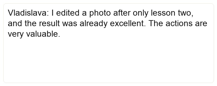 Screenshot of student review 48